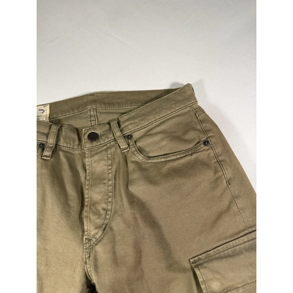 Polo Ralph Lauren Cargo Pants Olive Green 29x30 Stretch Utility Y2K
